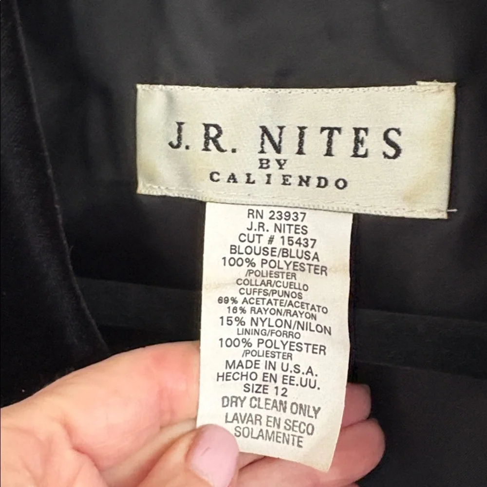 J. R. Nites by Caliedo Jacket Size 12 - Picture 3 of 4
